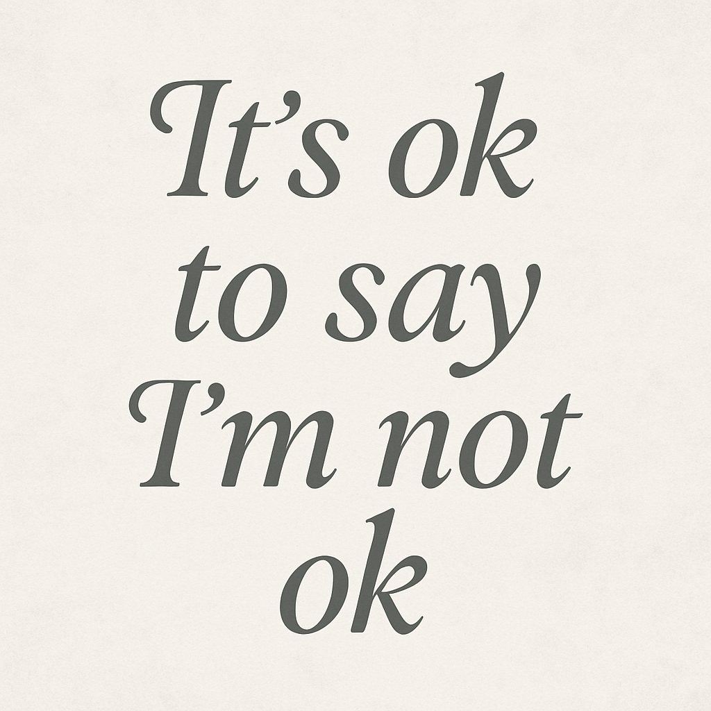 Read more about the article It’s Okay to Say “I’m Not Okay”: Mental and Emotional Health – 1/3